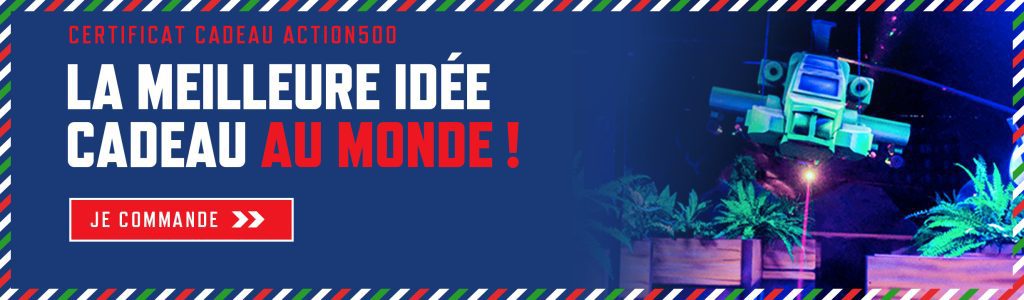 certificat cadeau enfant laser tag Action 500
